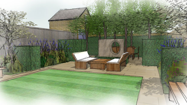 Garden design Wimbledon London SW19 | Fisher Tomlin & Bowyer